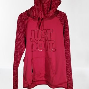 Women's Nike Therma-FIT All Time Just Do It Workout Hoodie Pink